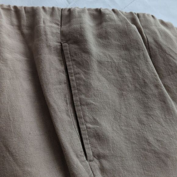 J Jill Linen Pants Tan - Picture 4 of 5